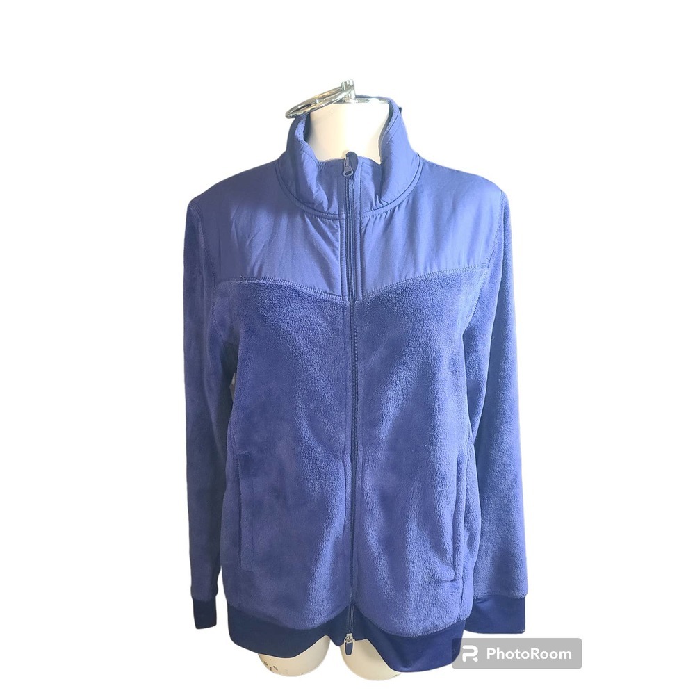 Athletic Works Plus Size Jacket Fuzzy Warm Workout